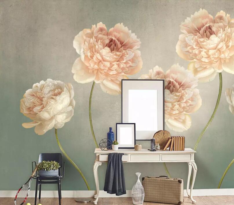 3D Elegant Flower WG814 Wall Murals