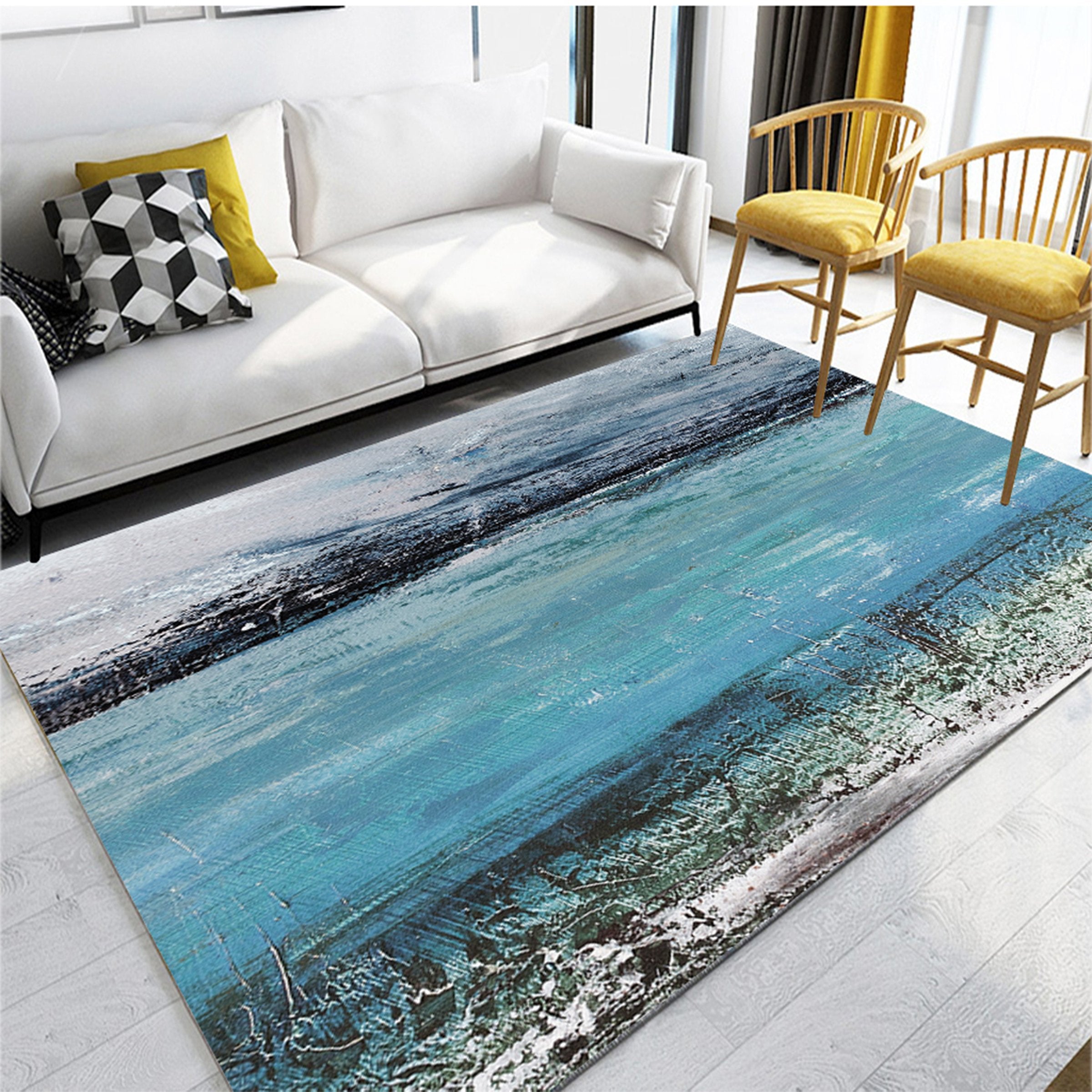 3D Color Inkjet WG180 Non Slip Rug Mat Mat AJ Creativity Home 