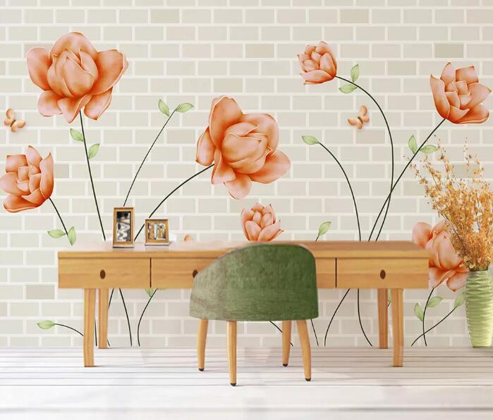 3D Swaying Flower WG577 Wall Murals