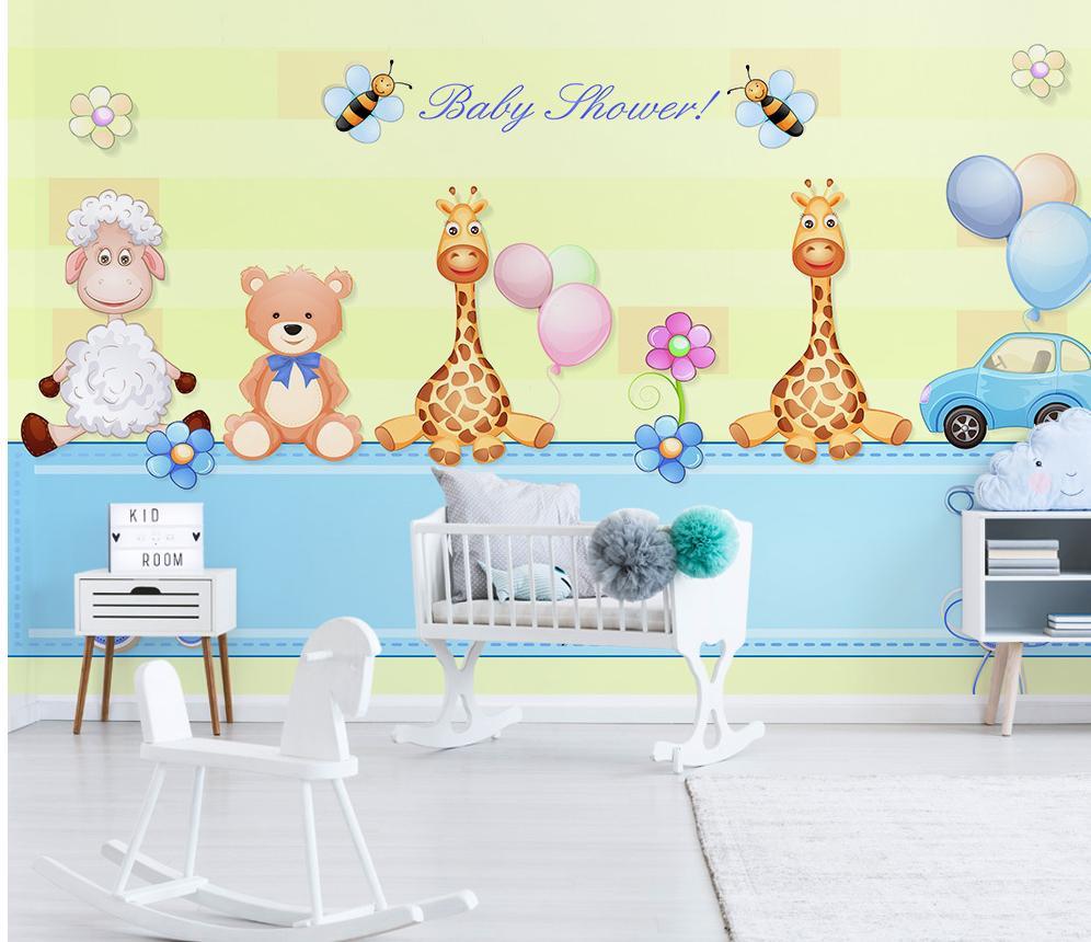 3D Doll Giraffe 824 Wall Murals Wallpaper AJ Wallpaper 2 