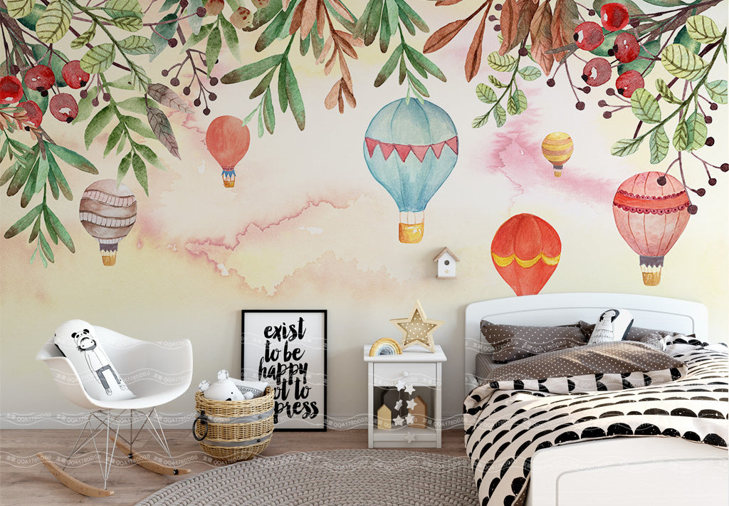 3D Color Balloon WG032 Wall Murals