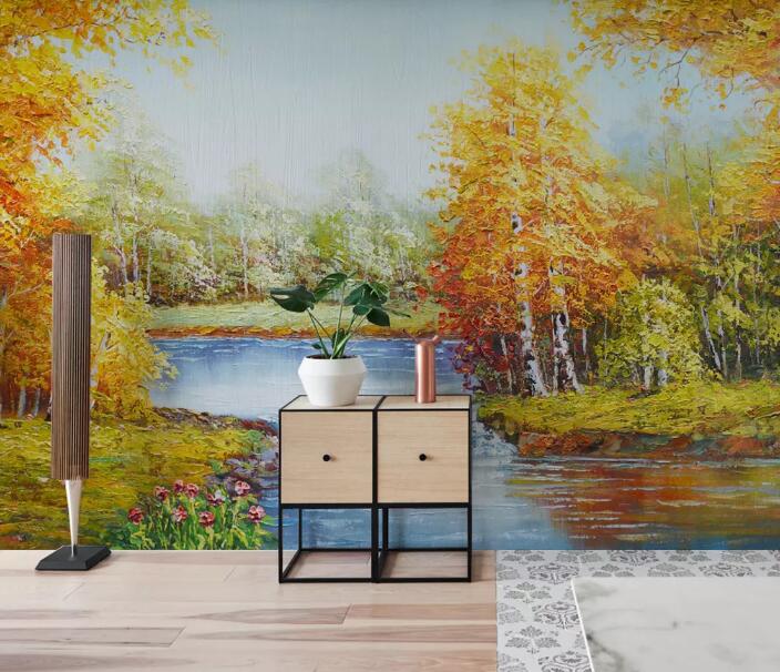 3D Maple Forest WG1117 Wall Murals