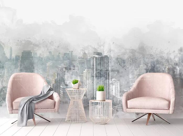 3D Misty City 543 Wall Murals Wallpaper AJ Wallpaper 2 