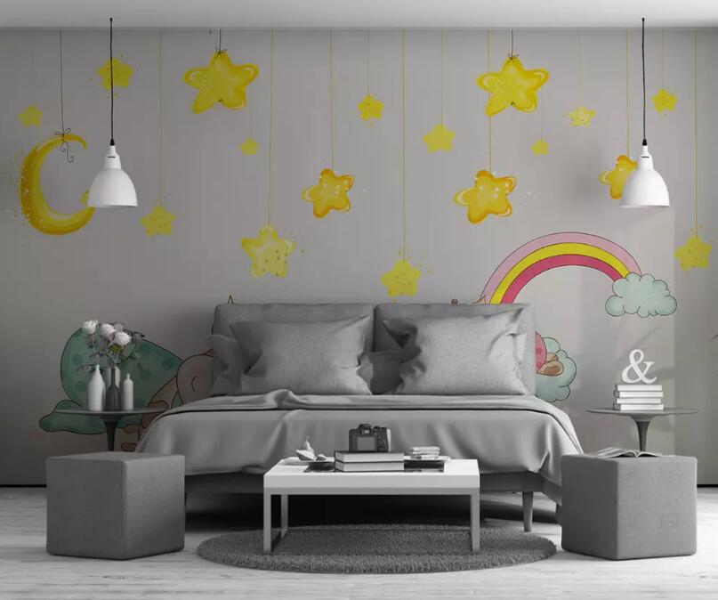 3D Cute Cow WG02 Wall Murals Wallpaper AJ Wallpaper 2 