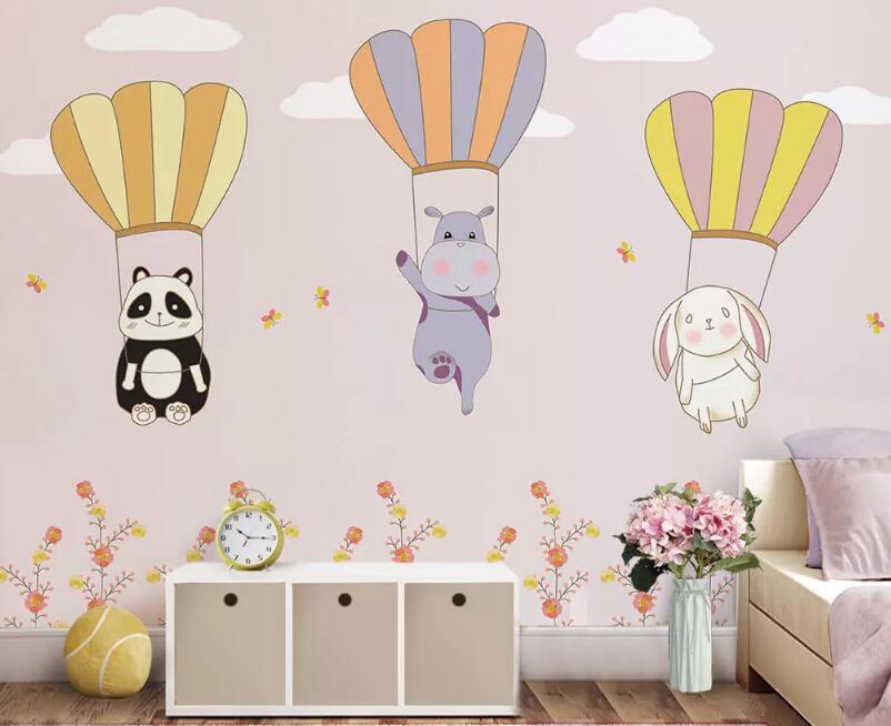 3D Animal Balloon WG45 Wall Murals Wallpaper AJ Wallpaper 2 