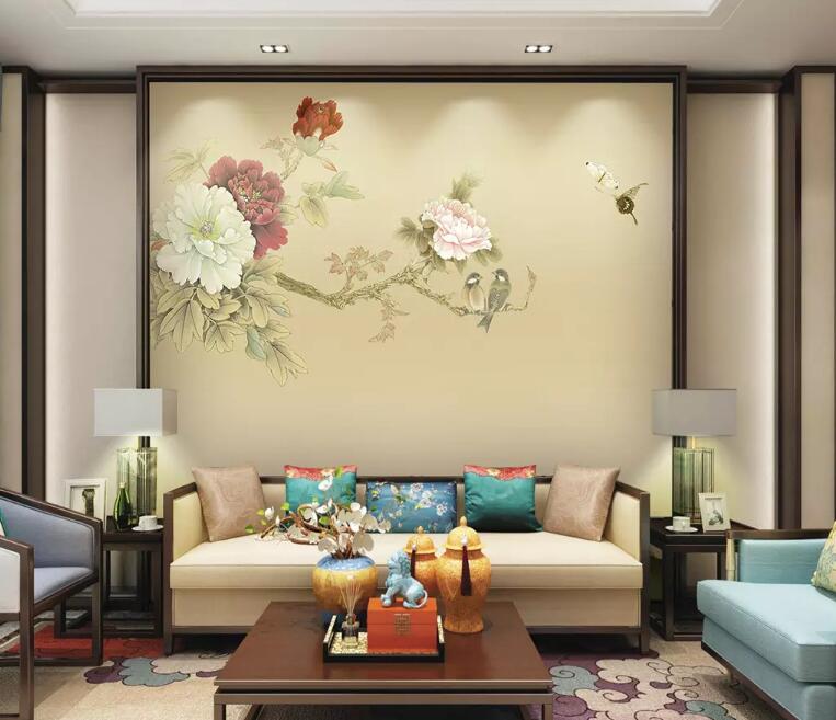 3D Cute Flowers WG18 Wall Murals Wallpaper AJ Wallpaper 2 