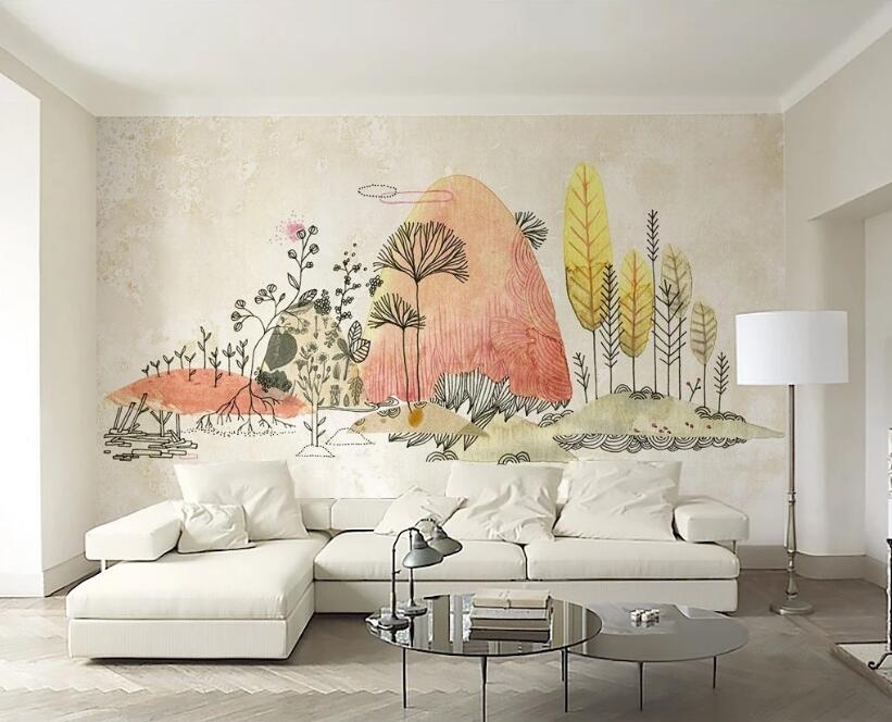 3D Forest Animals WC095 Wall Murals