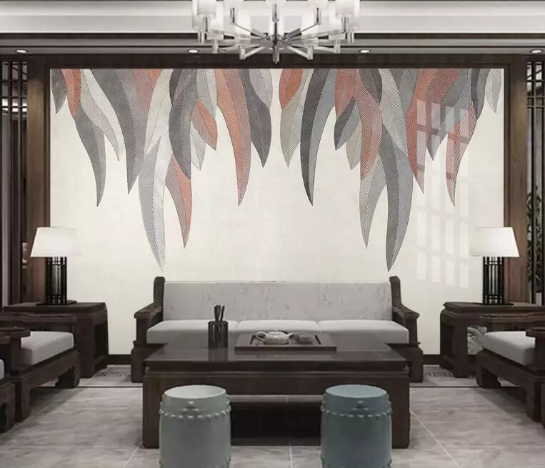 3D Red Plant WG982 Wall Murals
