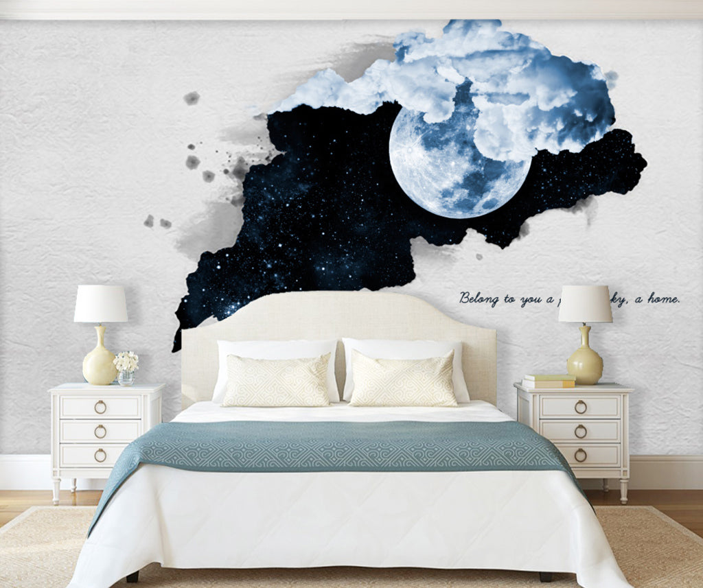 3D Starry Moon WG199 Wall Murals