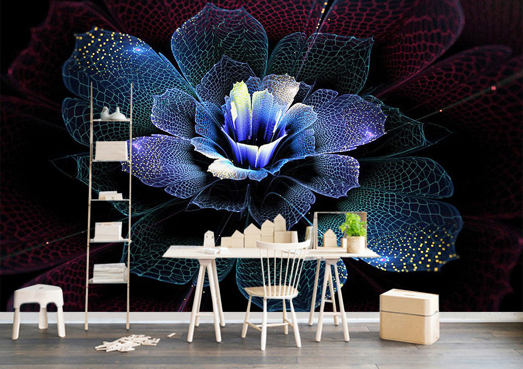 3D Beautiful Lotus WG154 Wall Murals