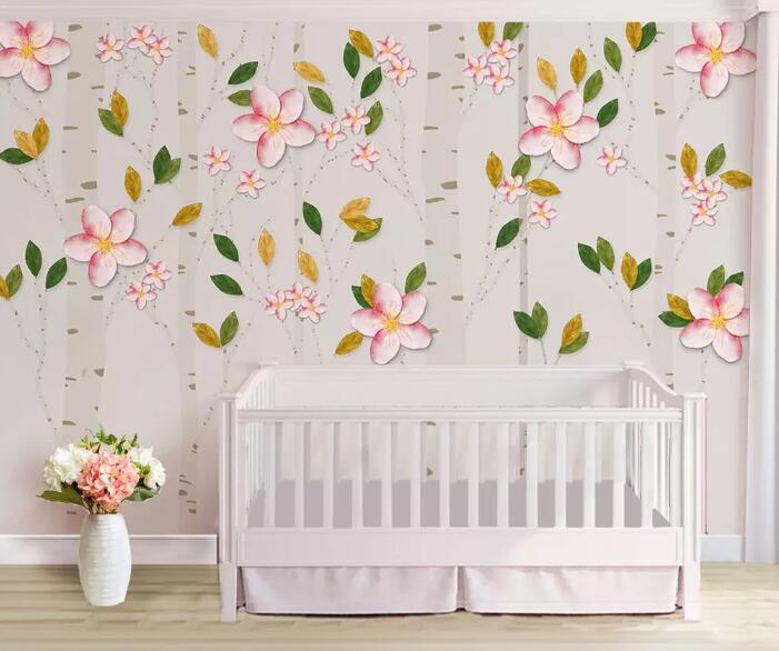 3D Lovely Flower WG499 Wall Murals