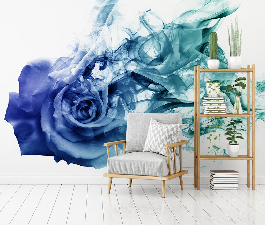 3D Blue Rose WG294 Wall Murals