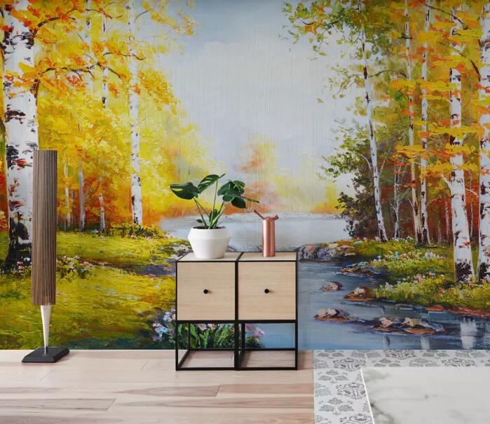 3D Autumn Maple WG1110 Wall Murals