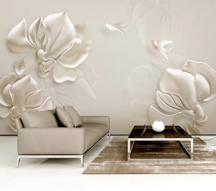 3D Embossed Bird WG713 Wall Murals