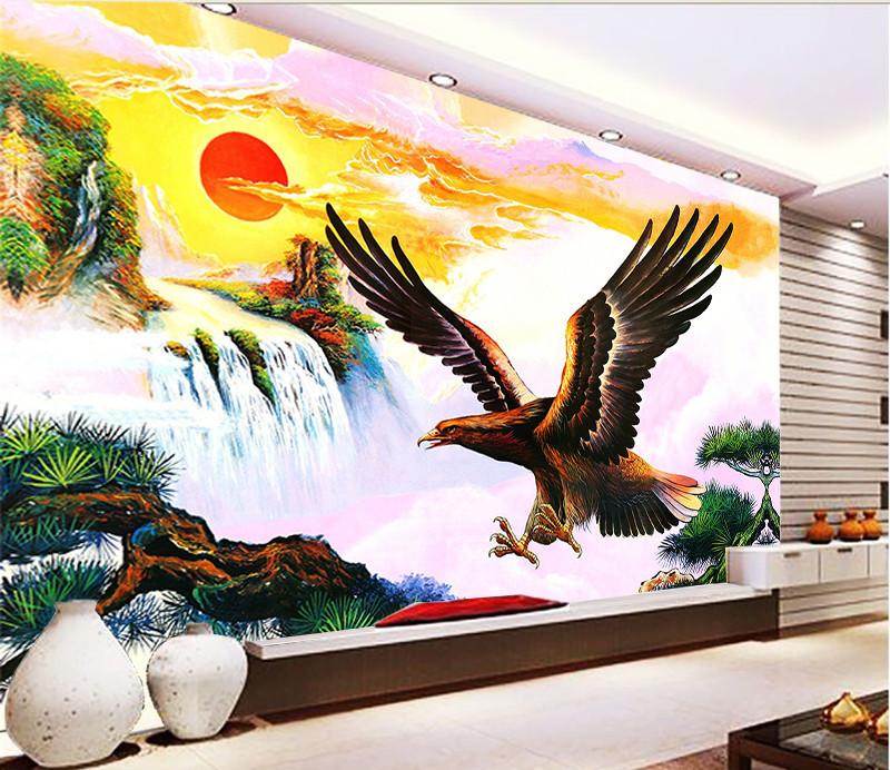 3D Flying Eagle 002 Wallpaper AJ Wallpaper 