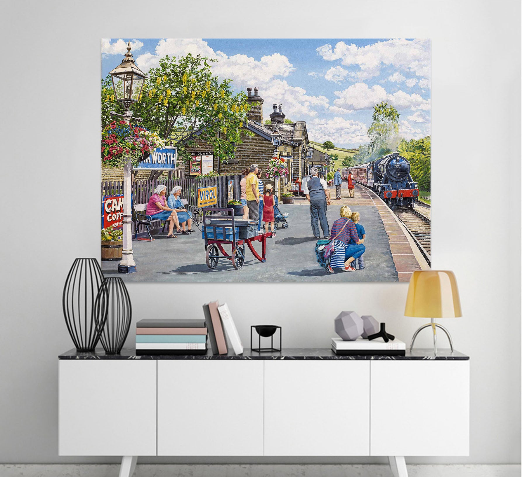 3D Oakworth Station 051 Trevor Mitchell Wall Sticker