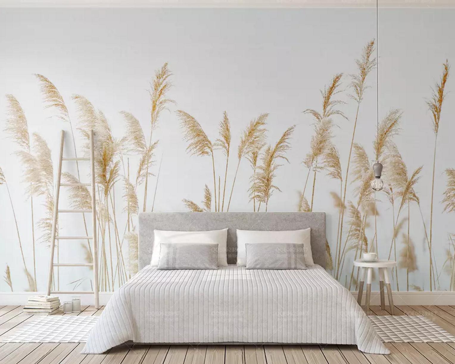 3D Golden Wheat WC375 Wall Murals