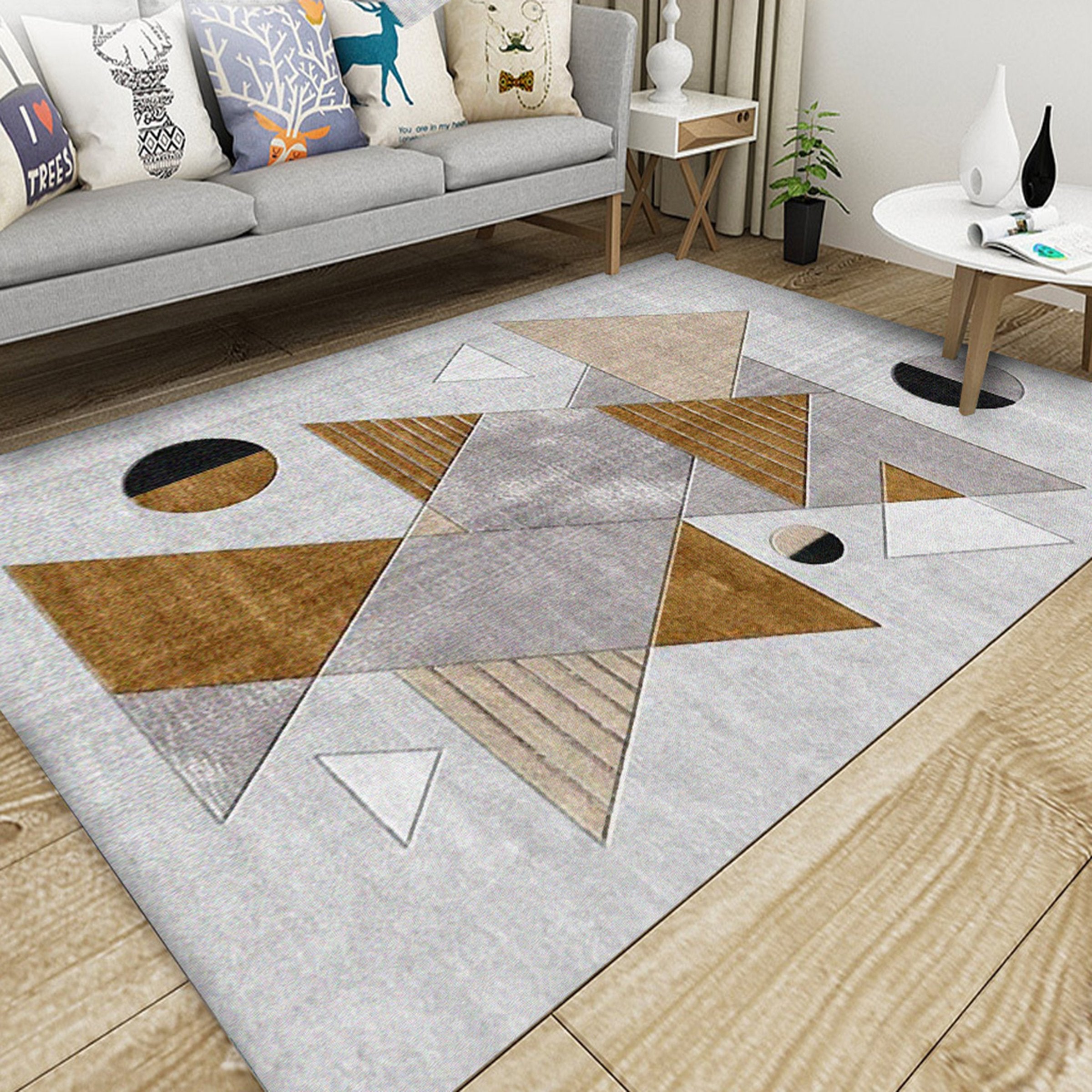 3D Geometric Piece WG042 Non Slip Rug Mat Mat AJ Creativity Home 