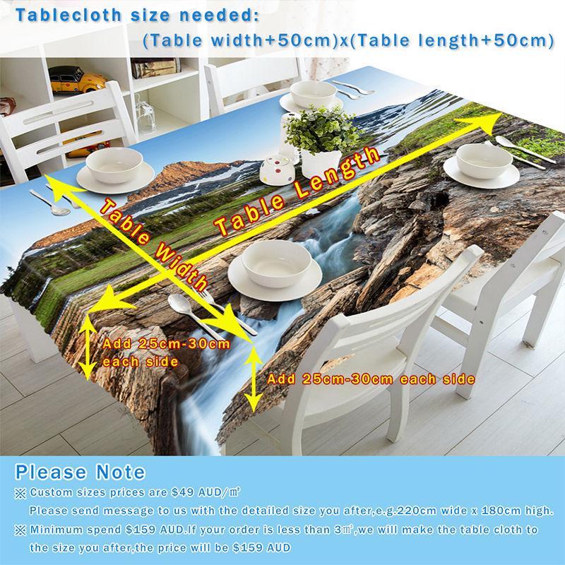 3D Morning Glory 1105 Tablecloths Wallpaper AJ Wallpaper 