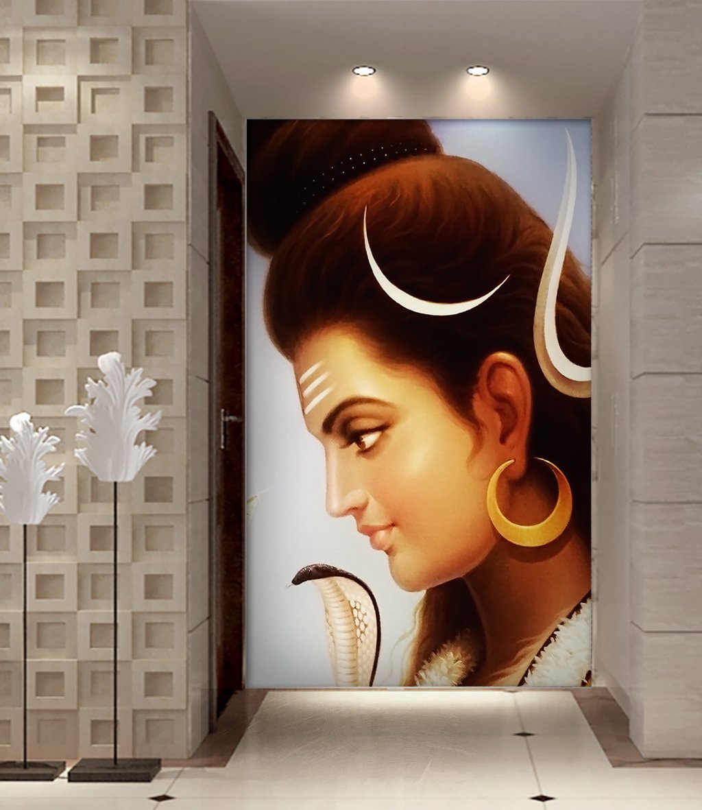 3D Earring Lady 001 Wall Murals Wallpaper AJ Wallpaper 