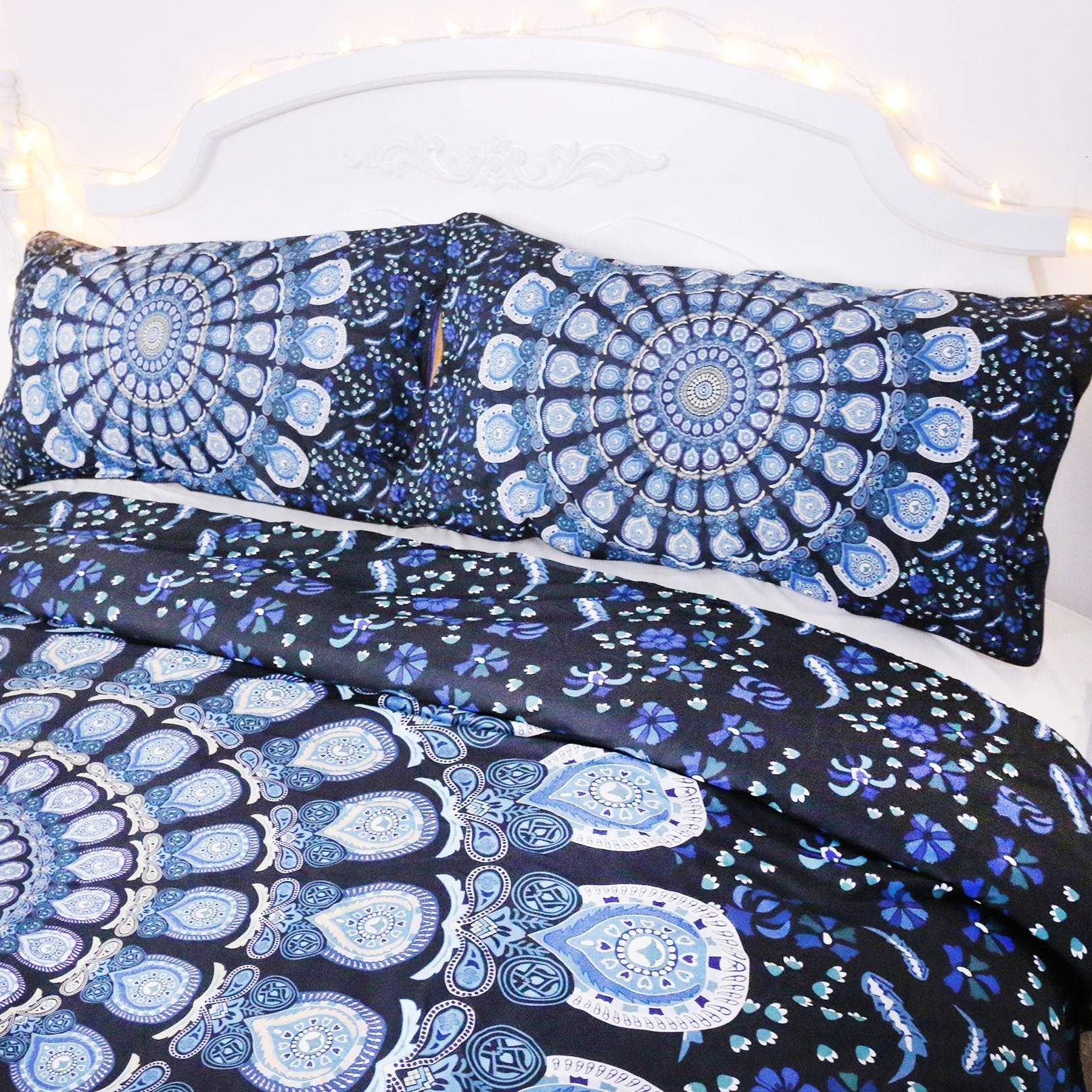 3D Blue Peacock 93 Bed Pillowcases Quilt Wallpaper AJ Wallpaper 