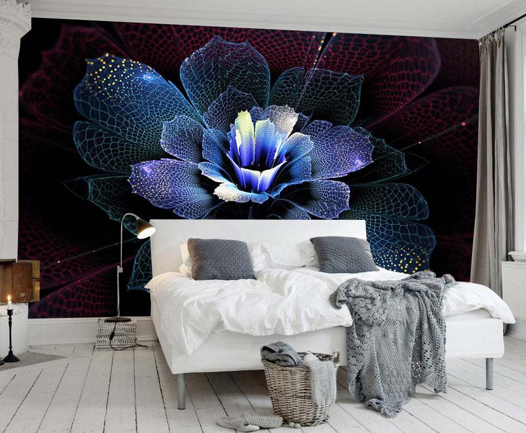 3D Beautiful Lotus WG154 Wall Murals