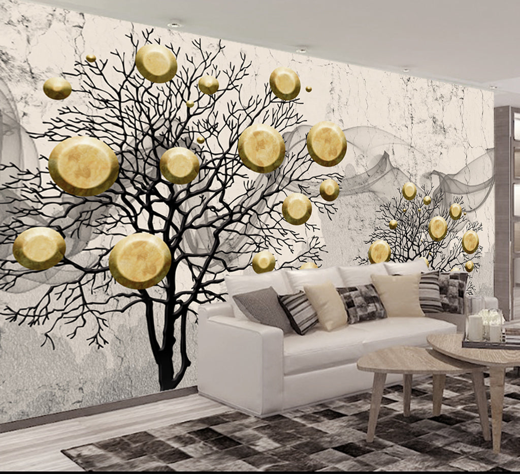 3D Decorative Tree WG360 Wall Murals