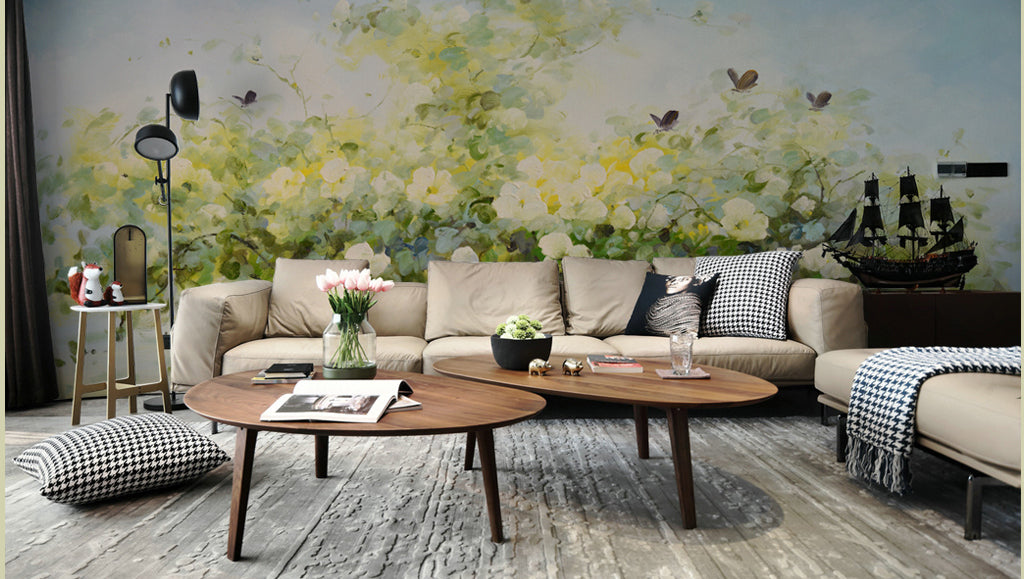 3D Butterfly Flower WG046 Wall Murals