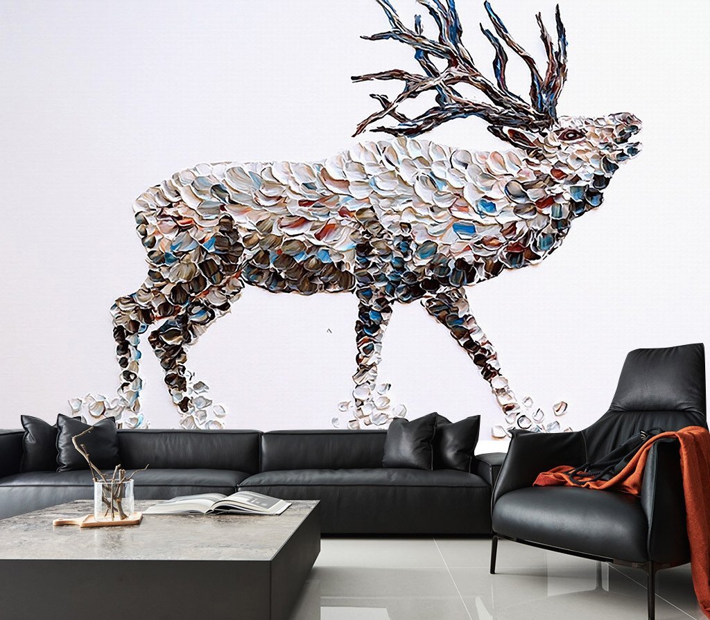 3D Elk 391 Wall Murals Wallpaper AJ Wallpaper 2 