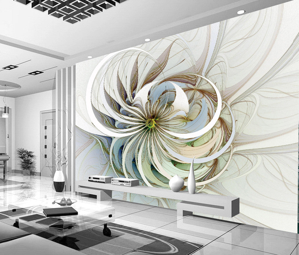 3D Blooming Flower WG131 Wall Murals