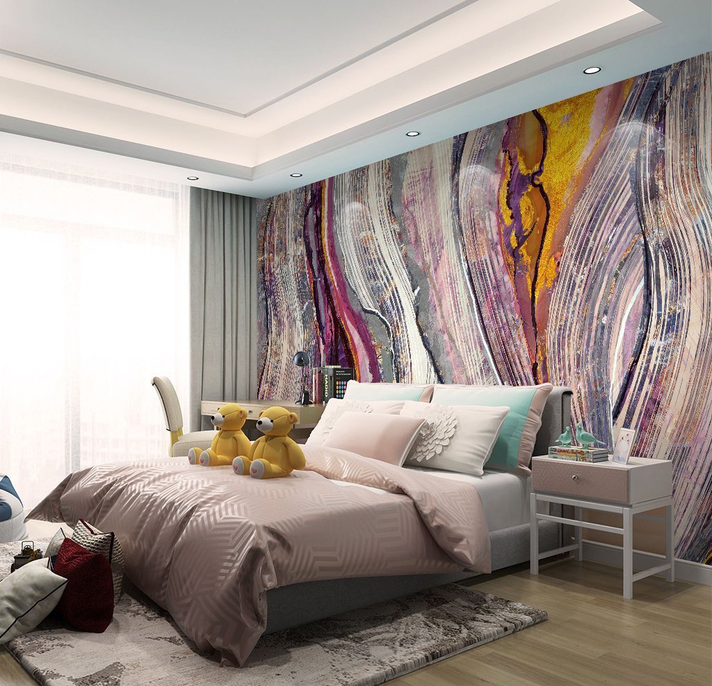 3D Line Color Impact WG93 Wall Murals Wallpaper AJ Wallpaper 2 