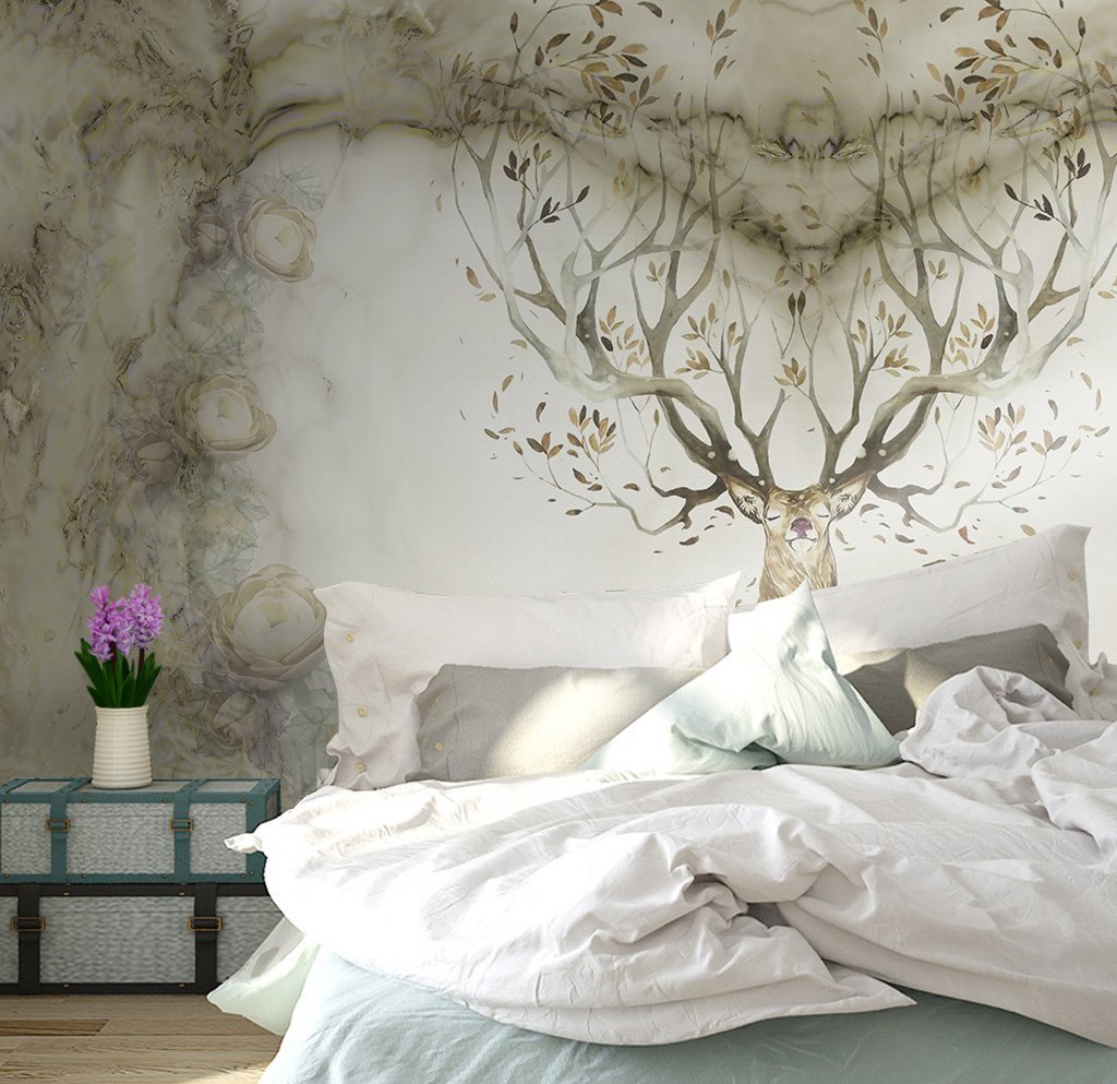 3D Elk Antler 585 Wall Murals Wallpaper AJ Wallpaper 2 