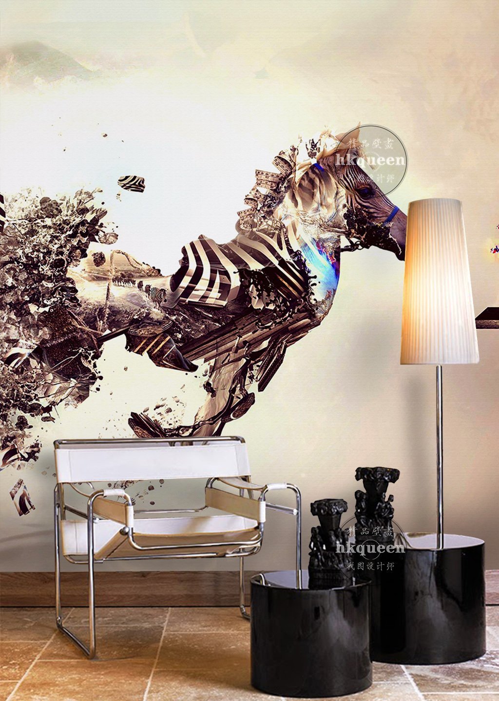 3D Horse 123 Wall Murals Wallpaper AJ Wallpaper 2 