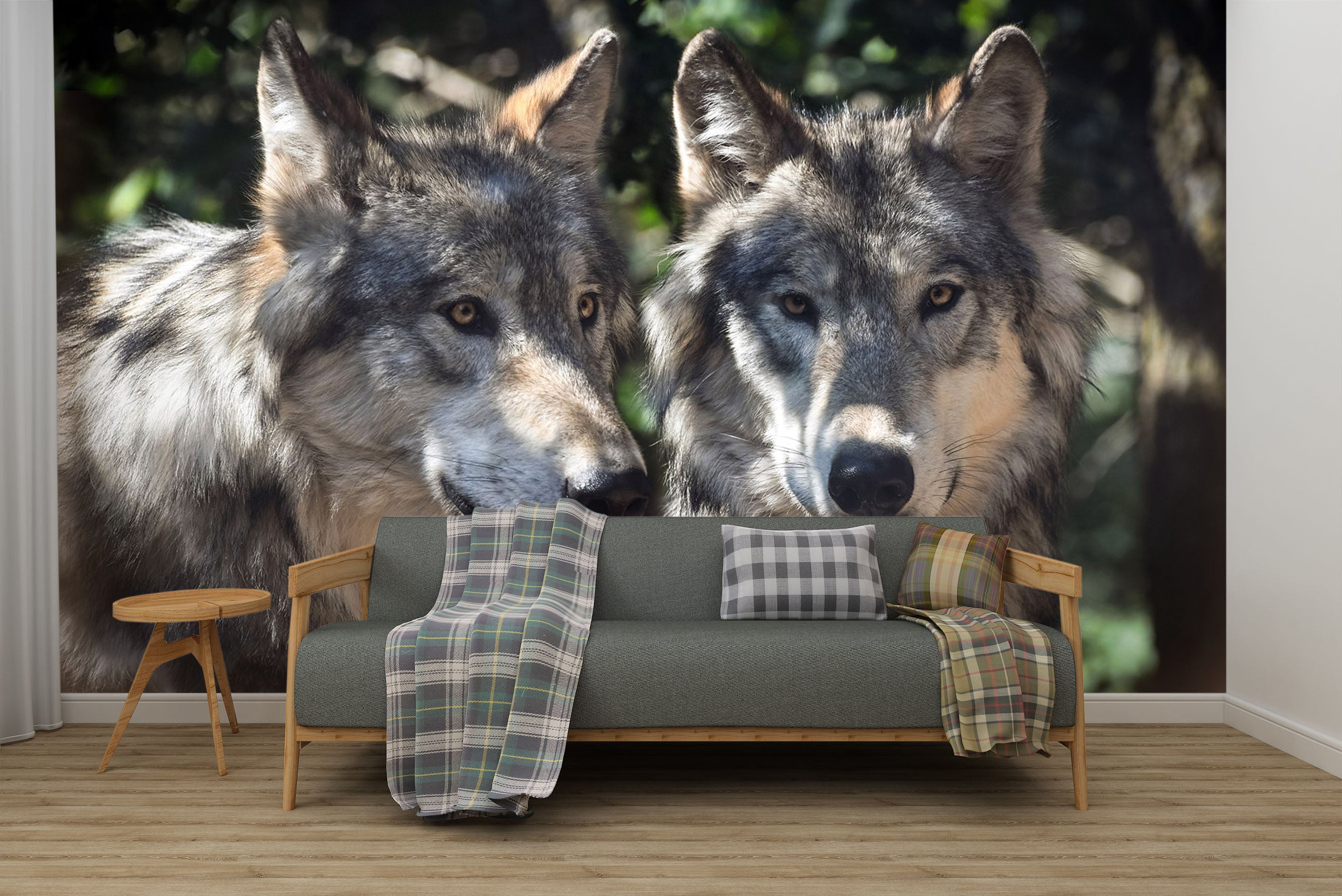 3D Wolf Leader 277 Wall Murals