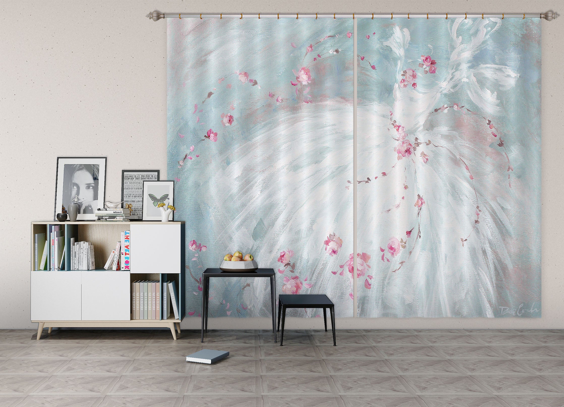 3D Petal Skirt 2170 Debi Coules Curtain Curtains Drapes