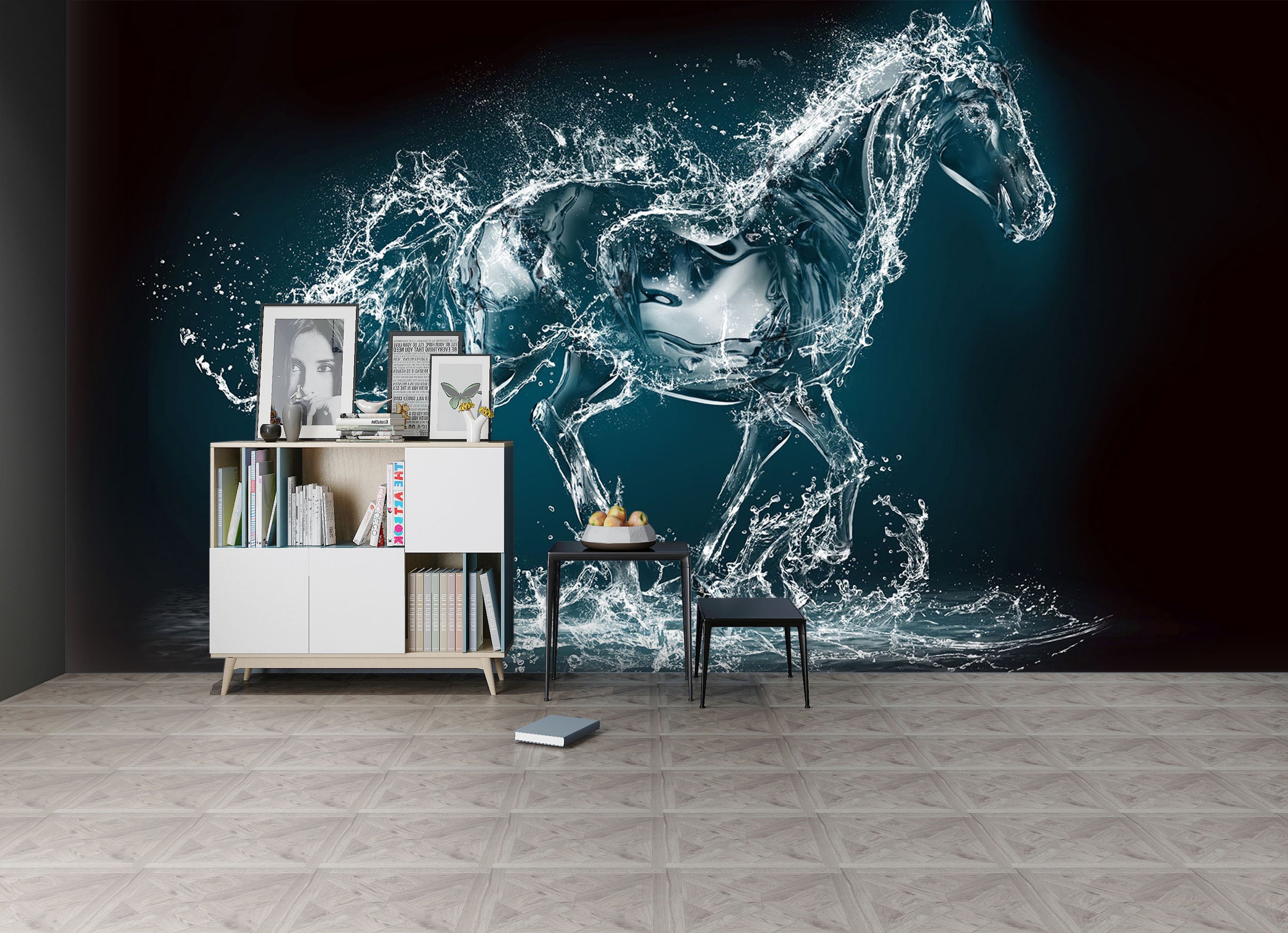 3D Transparent Horse 253 Wall Murals