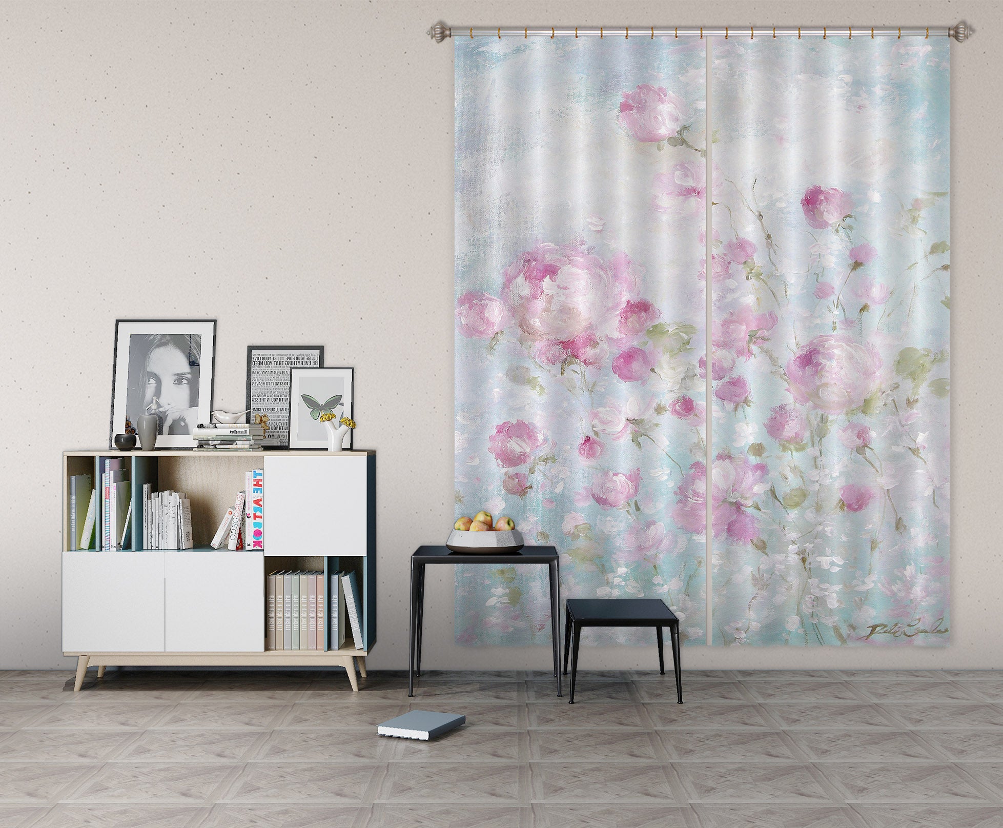 3D Flower Bud 2207 Debi Coules Curtain Curtains Drapes