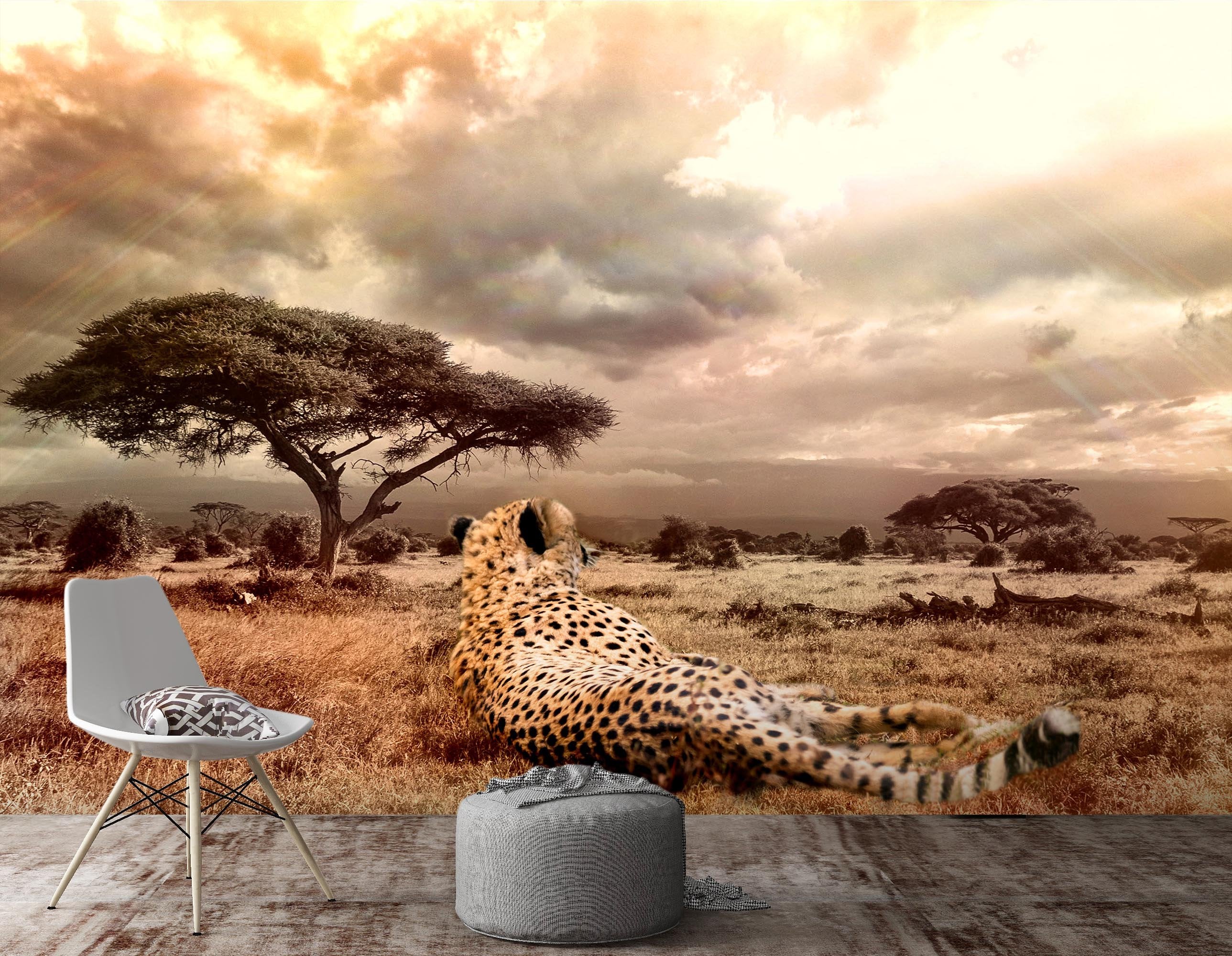 3D Twilight Leopard 127 Wallpaper AJ Wallpaper 