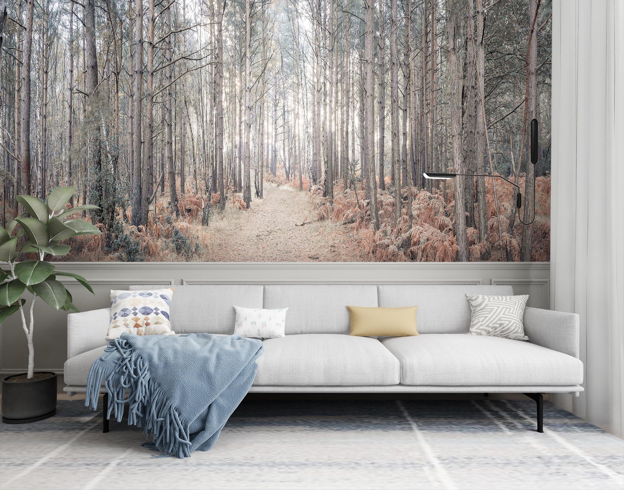 3D Tree Trunk 6193 Assaf Frank Wall Mural Wall Murals