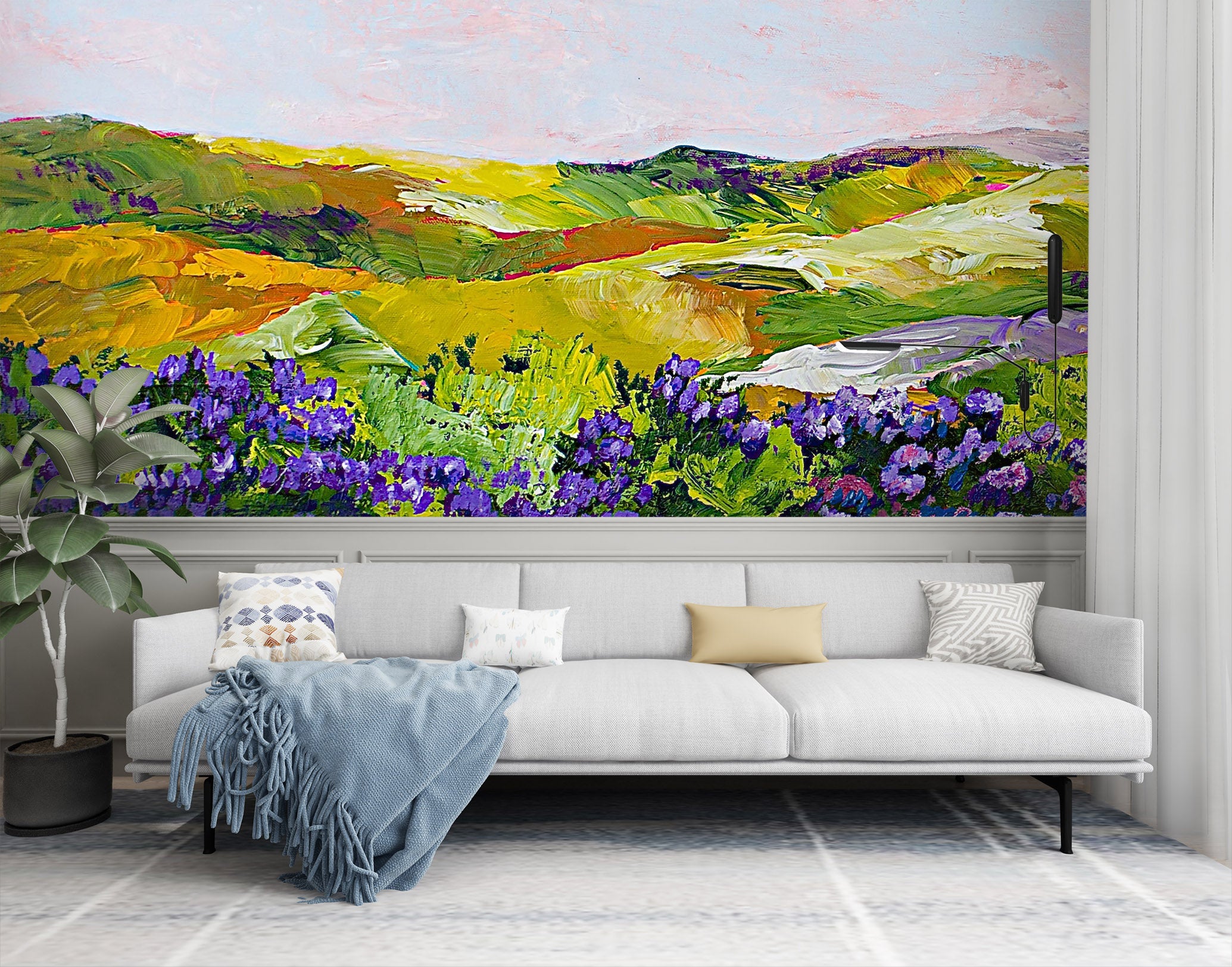 3D Colorful Garden 170 Allan P. Friedlander Wall Mural Wall Murals