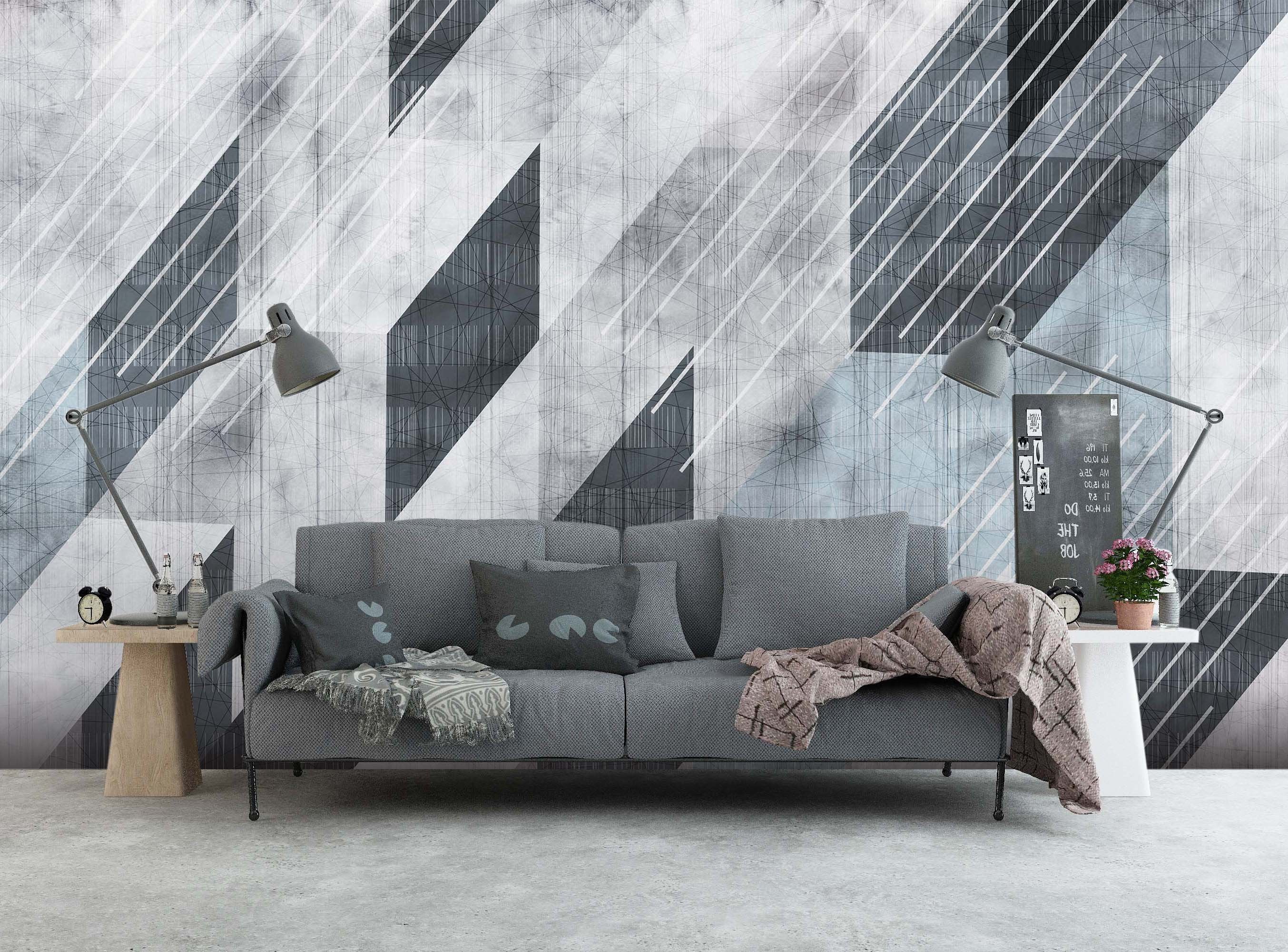 3D Black Graphic 044 Wall Murals Wallpaper AJ Wallpaper 2 