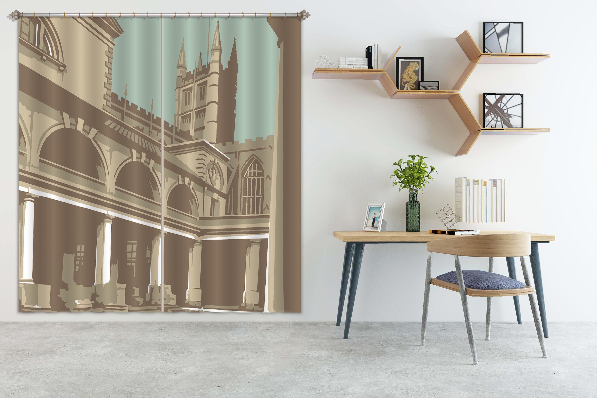 3D Historical Buildings 033 Steve Read Curtain Curtains Drapes