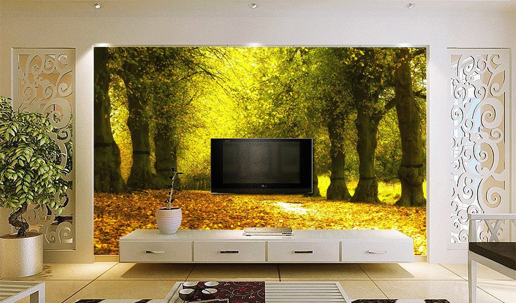 3D Sunshine Forest 39 Wallpaper AJ Wallpaper 