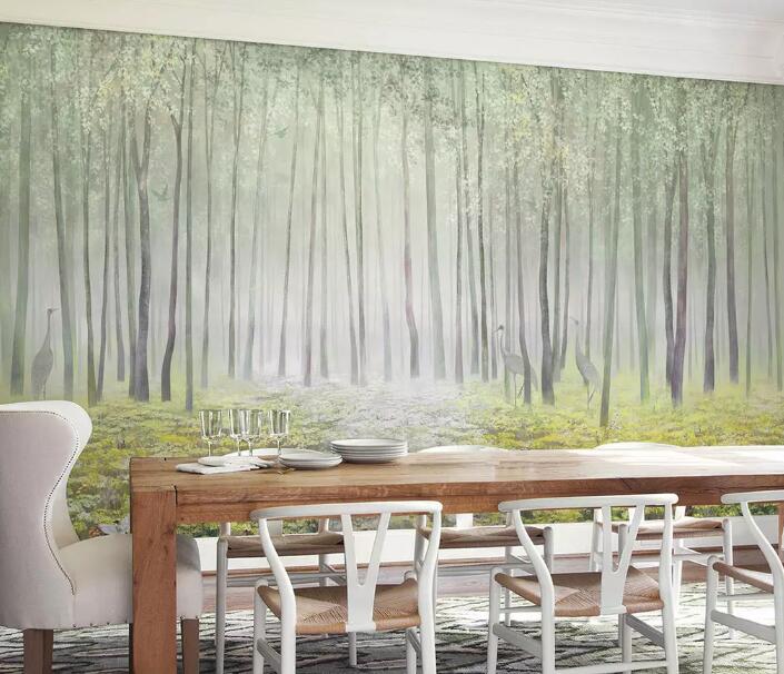 3D Grass Forest WG1066 Wall Murals