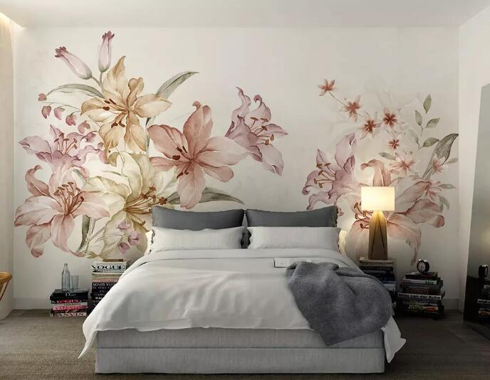 3D Blooming Lily WG502 Wall Murals