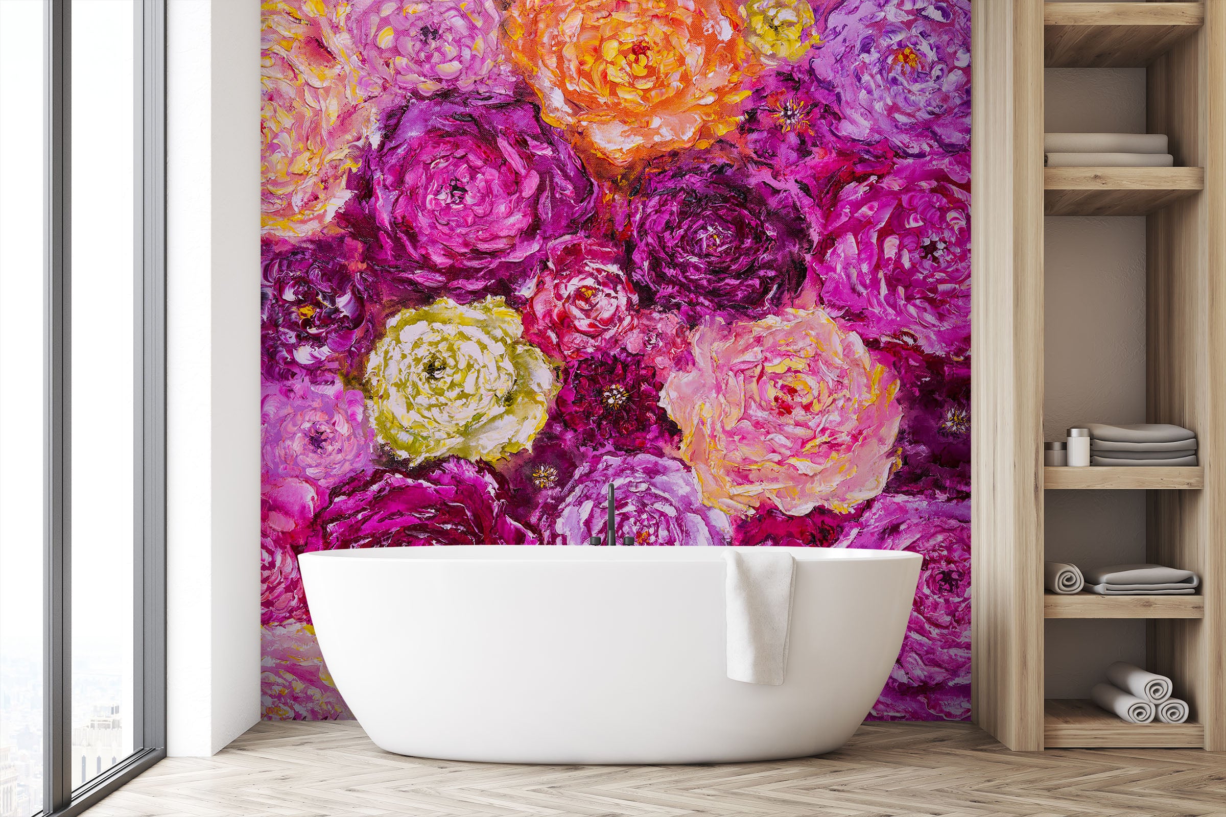 3D Bright Flowers 239 Skromova Marina Wall Mural Wall Murals