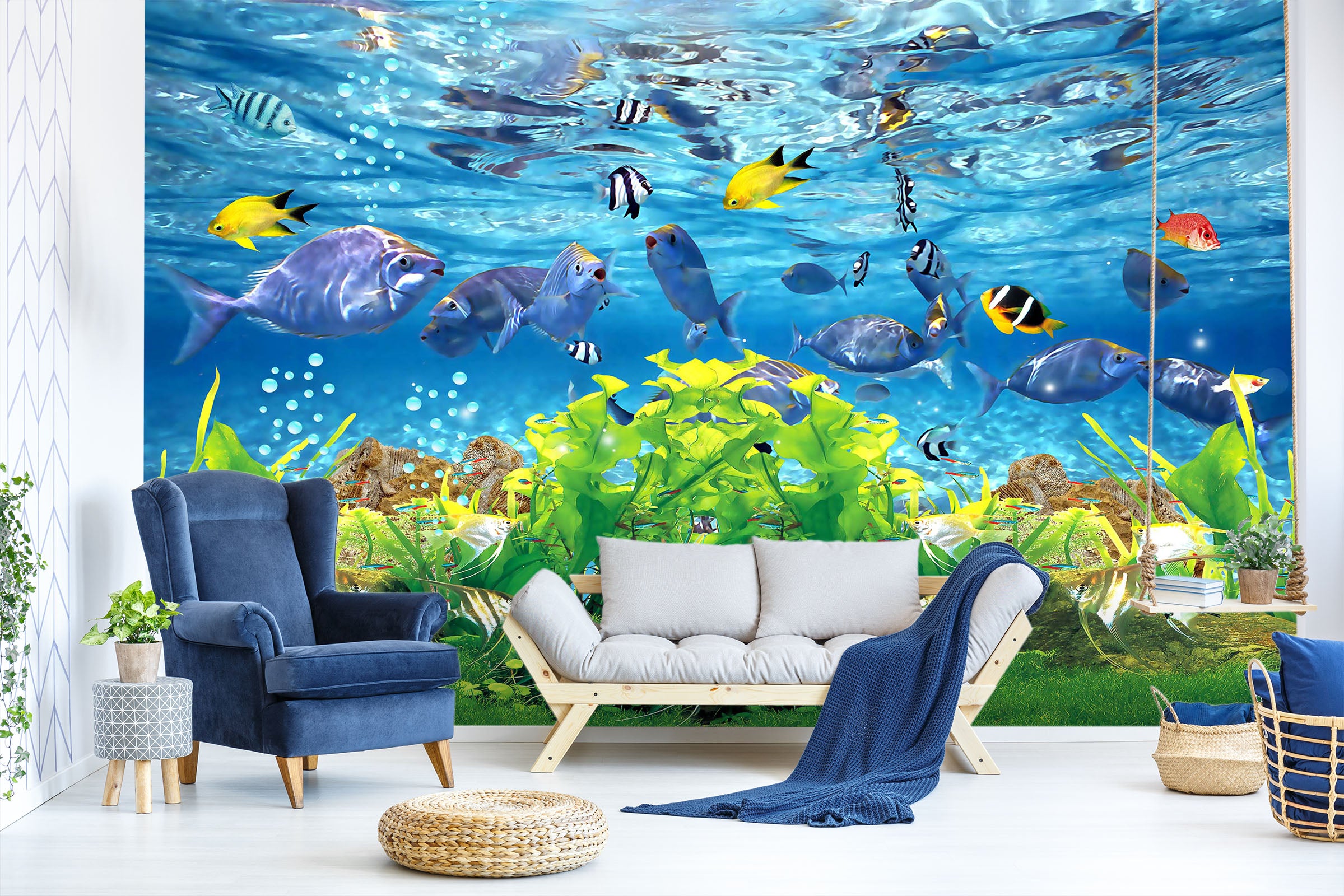 3D The Underwater World 1422 Wall Murals