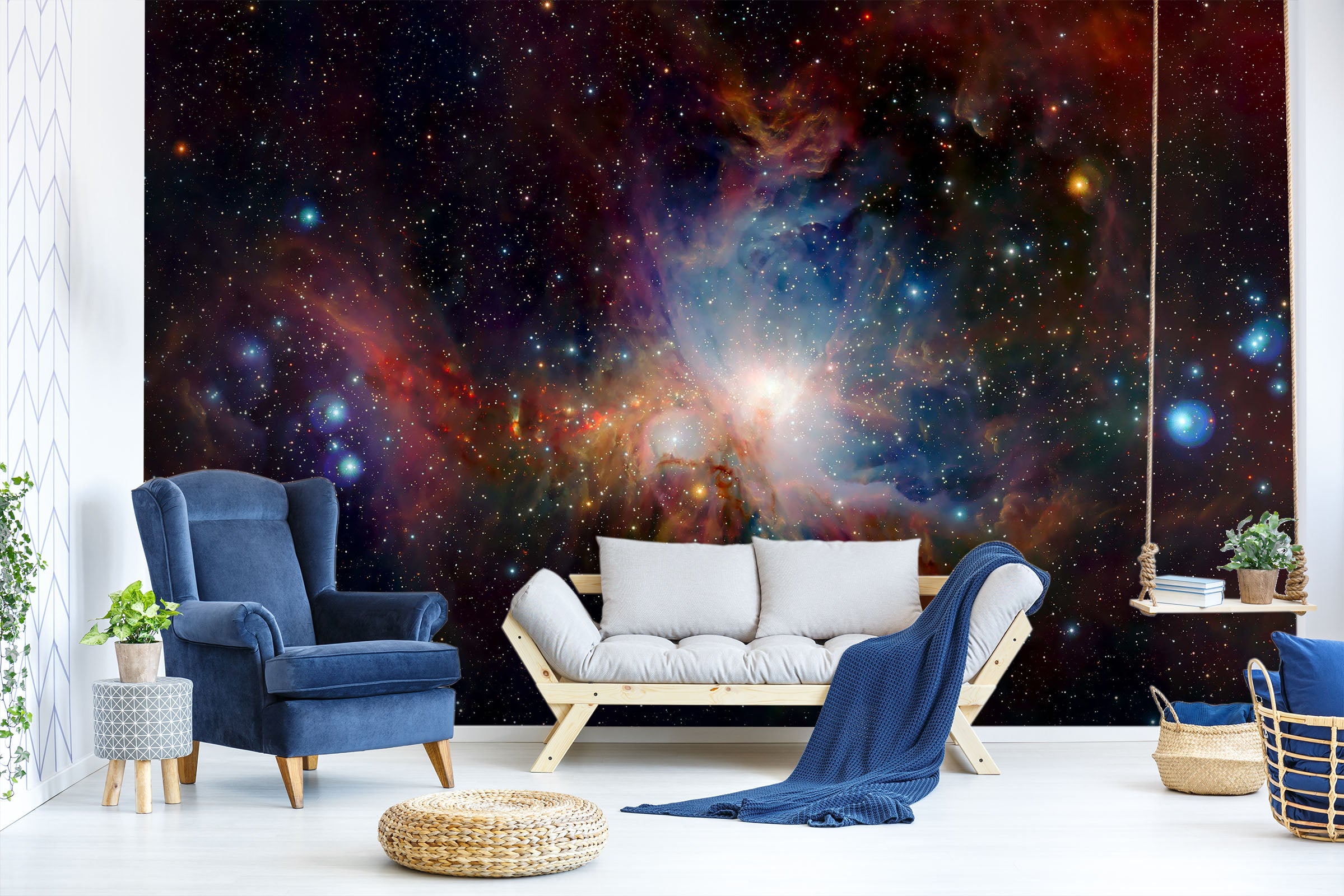 3D Galaxy Starry Sky 027 Wall Murals