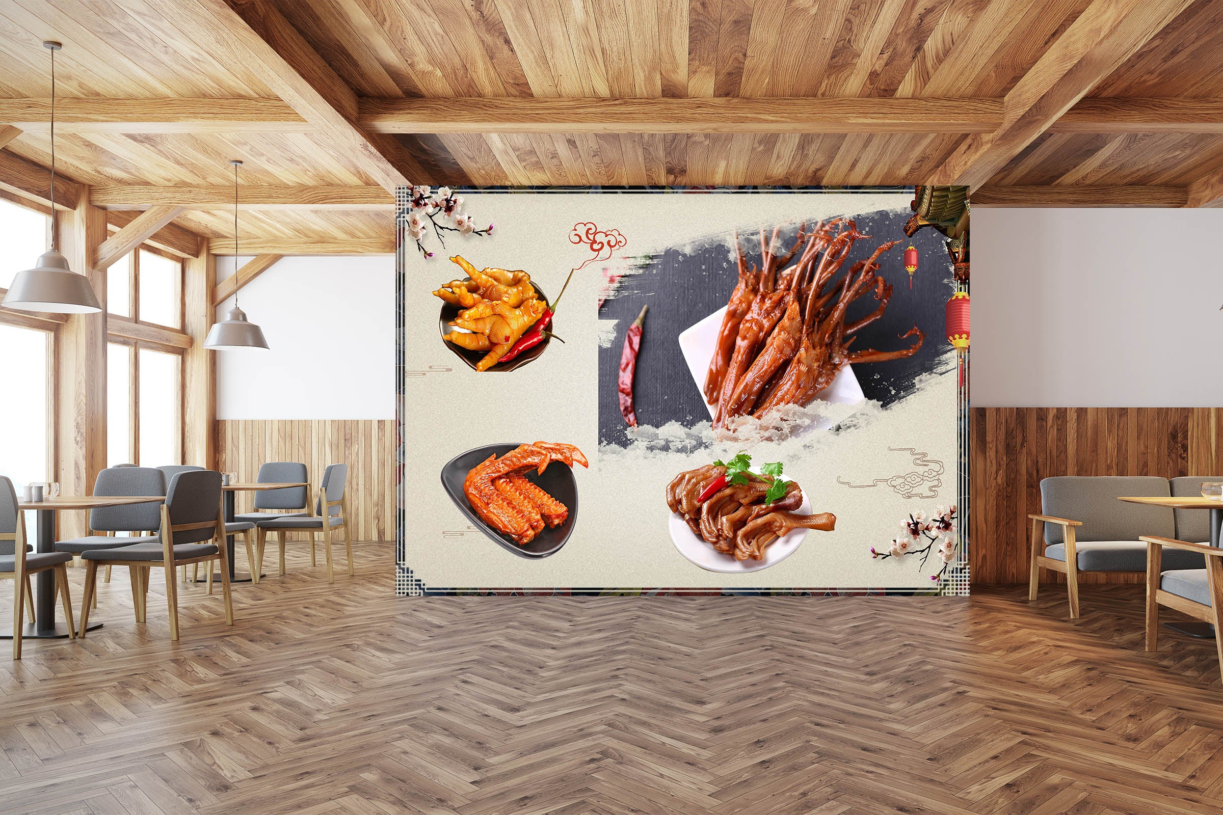 3D Signature Food 3018 Wall Murals