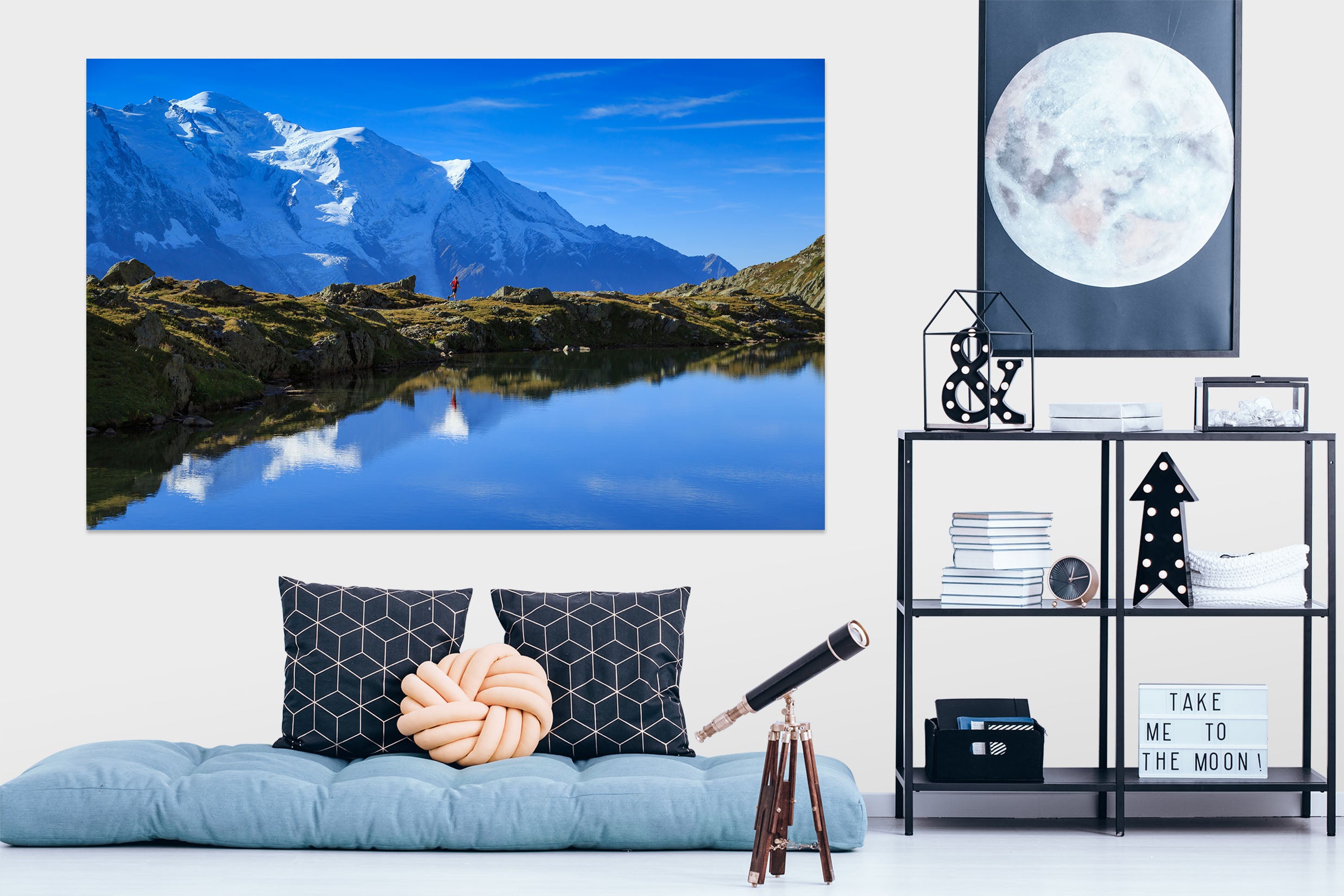 3D Mountain Lake 1081 Wall Sticker